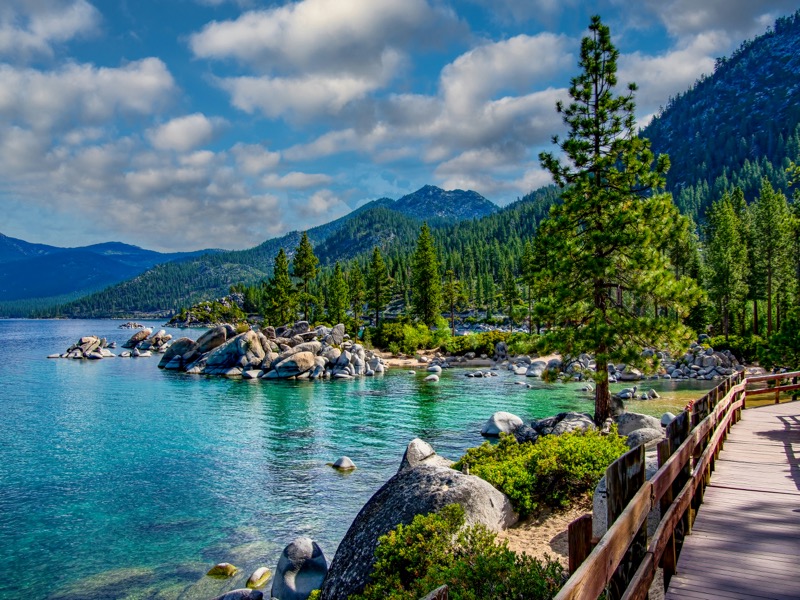 Camper van trip to Lake Tahoe, Northern California